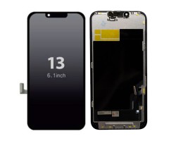 Kijelző Apple iPhone 13 (lcd, érintőpanel, átvezető fóliával, keret) TW-incell fekete